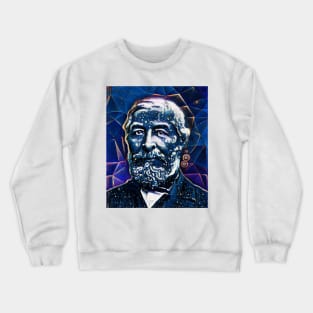 Jean Charles Galissard de Marignac Dark Night Portrait | Jean Charles Galissard de Marignac Artwork 15 Crewneck Sweatshirt